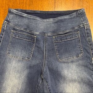 Kim Gravel Tripplelux patch pocket boot cut jeans 10P